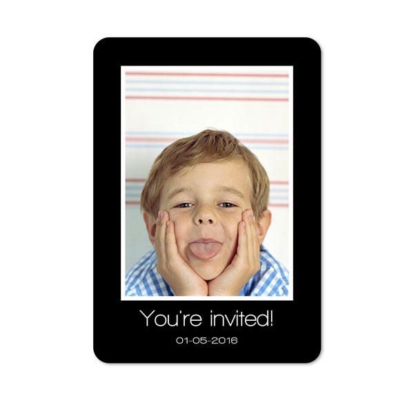 Single Card portrait rounded corners 10 x 14,3 cm