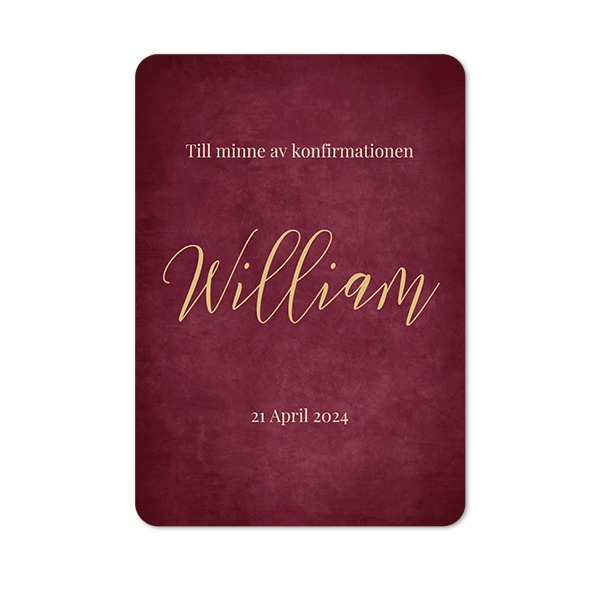 Enkla Fotokort stående rundade hörn 10 x 14,3 cm