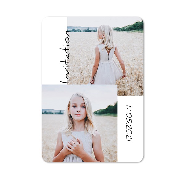 Single Card portrait rounded corners 10 x 14,3 cm Single Card portrait rounded corners 10 x 14,3 cm