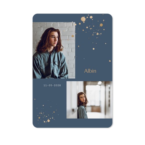 Enkla Fotokort stående rundade hörn 10 x 14,3 cm