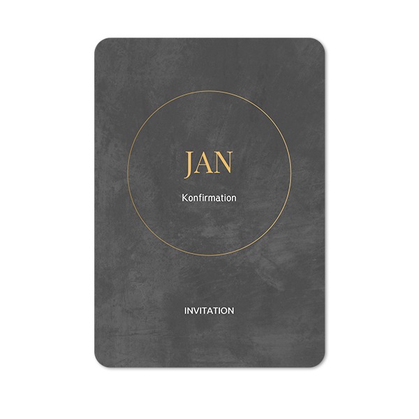 Enkle Fotokort portræt runde hjørner 10 x 14,3 cm