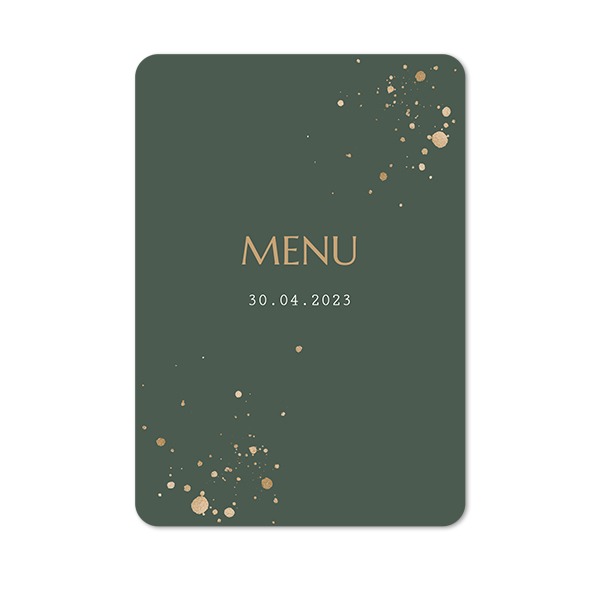 Single Card portrait rounded corners 10 x 14,3 cm