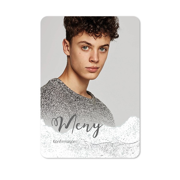 Enkle Fotokort stående runde hjørner 10 x 14,3 cm