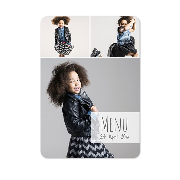 Fotokaart staand met ronde hoeken 10 x 14,3 cm