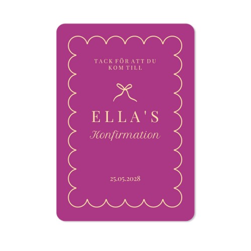 Enkla Fotokort stående rundade hörn 10 x 14,3 cm