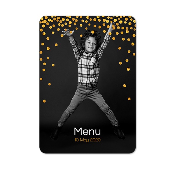 Single Card portrait rounded corners 10 x 14,3 cm