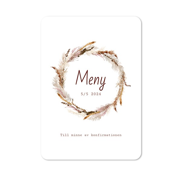 Enkla Fotokort stående rundade hörn 10 x 14,3 cm