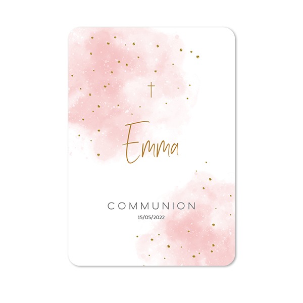 Single Card portrait rounded corners 10 x 14,3 cm