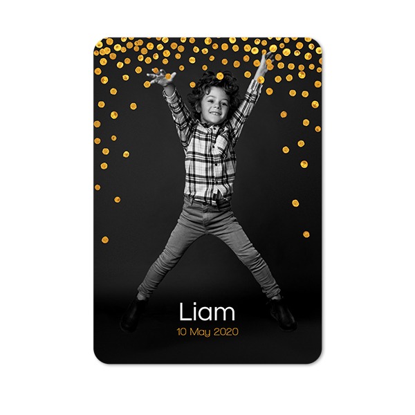 Single Card portrait rounded corners 10 x 14,3 cm