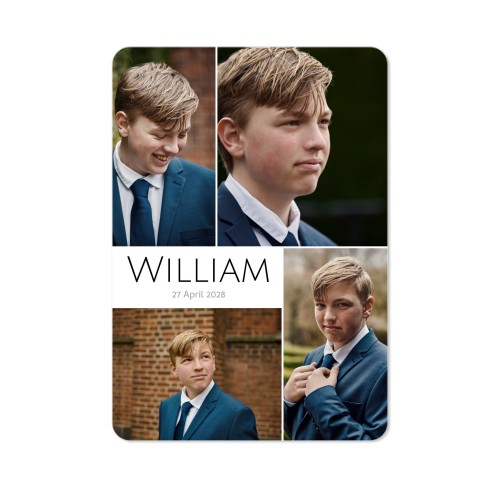 Enkla Fotokort stående rundade hörn 10 x 14,3 cm