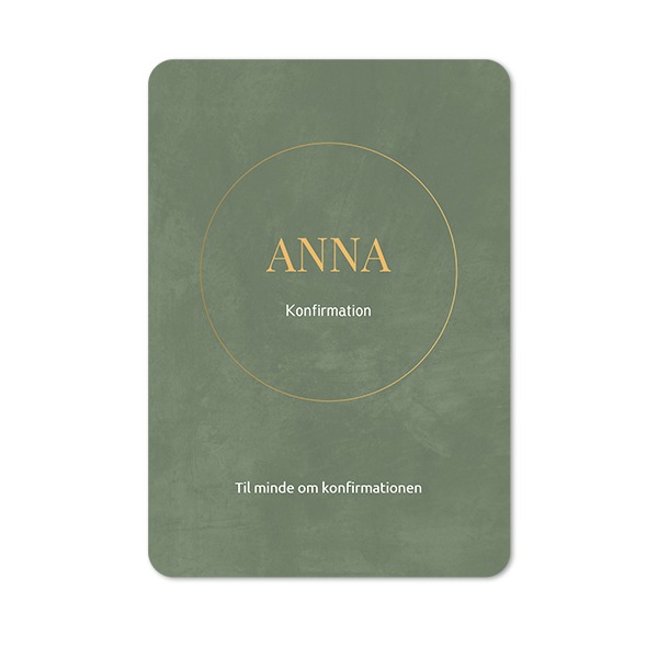 Enkle Fotokort portræt runde hjørner 10 x 14,3 cm