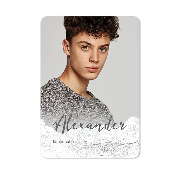 Enkla Fotokort stående rundade hörn 10 x 14,3 cm