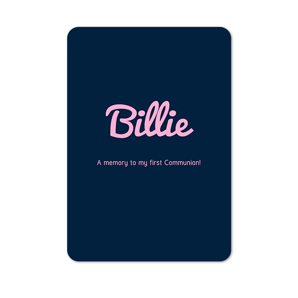 Single Card portrait rounded corners 10 x 14,3 cm
