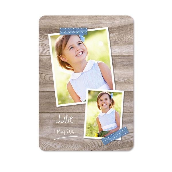 Single Card portrait rounded corners 10 x 14,3 cm