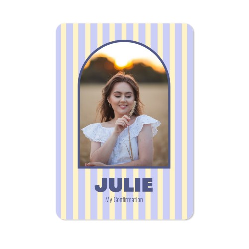Single Card portrait rounded corners 10 x 14,3 cm