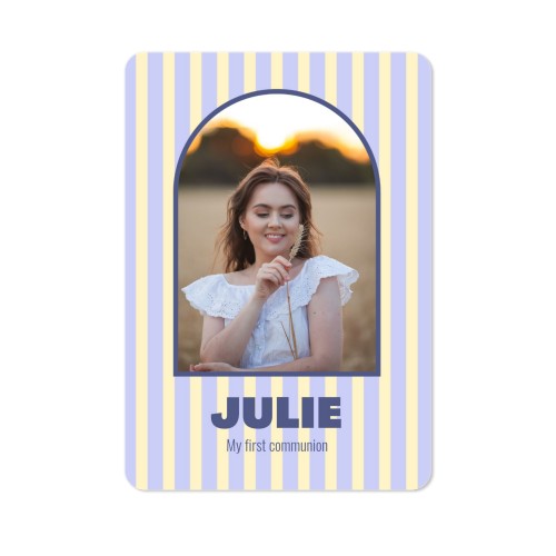 Single Card portrait rounded corners 10 x 14,3 cm
