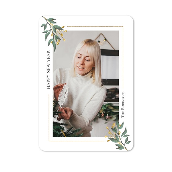 Single Card portrait rounded corners 10 x 14,3 cm
