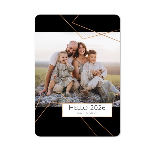 Single Card portrait rounded corners 10 x 14,3 cm