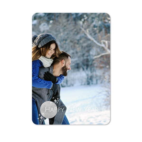 Single Card portrait rounded corners 10 x 14,3 cm