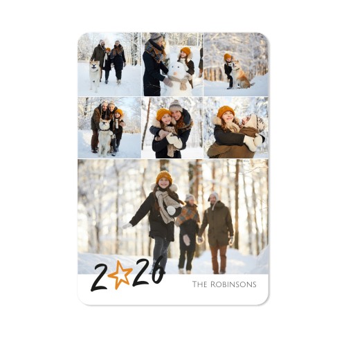 Single Card portrait rounded corners 10 x 14,3 cm