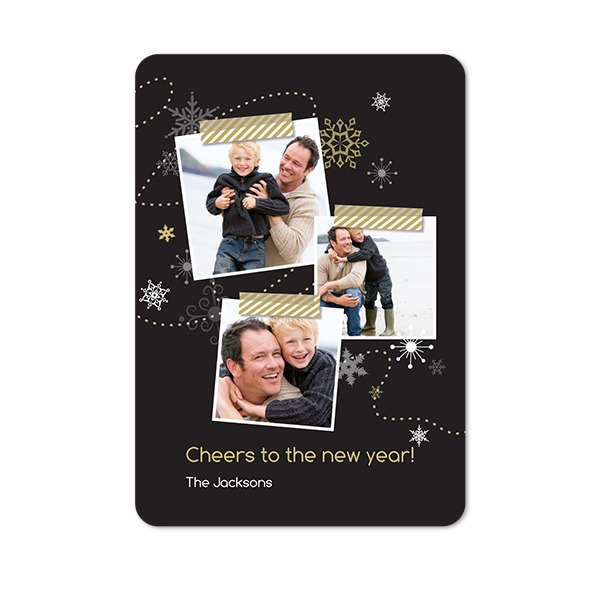 Enkle Fotokort stående runde hjørner 10 x 14,3 cm