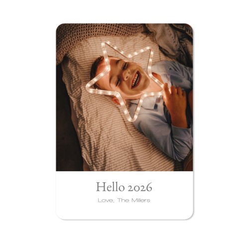 Single Card portrait rounded corners 10 x 14,3 cm