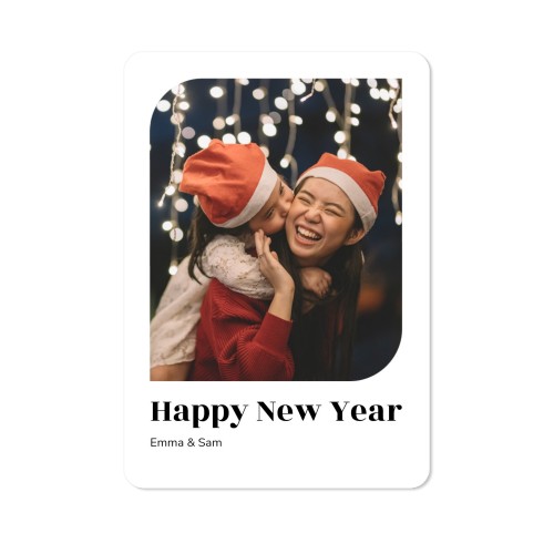 Single Card portrait rounded corners 10 x 14,3 cm