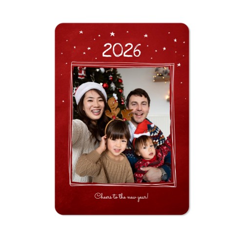 Single Card portrait rounded corners 10 x 14,3 cm