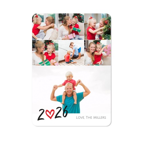 Single Card portrait rounded corners 10 x 14,3 cm