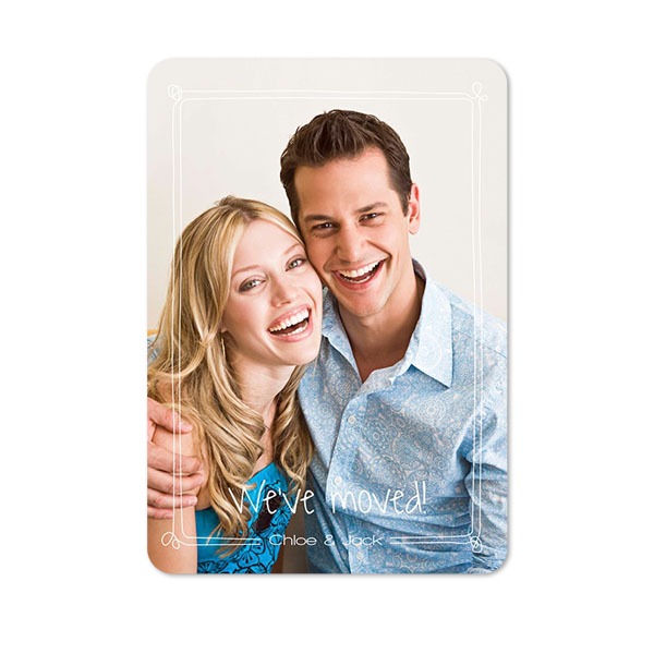Single Card portrait rounded corners 10 x 14,3 cm