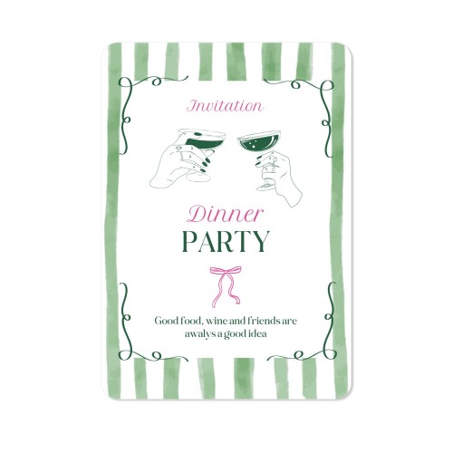 Classy Diner Party - Text Only