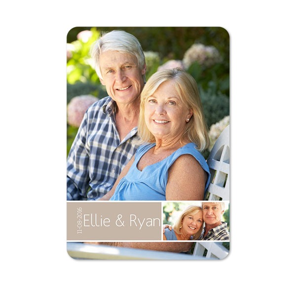 Grusskarte Hochformat mit abgerundeten Ecken 10 x 14,3 cm