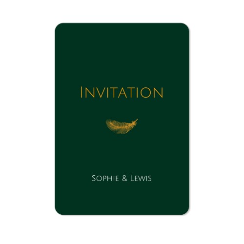 Enkle Fotokort portræt runde hjørner 10 x 14,3 cm