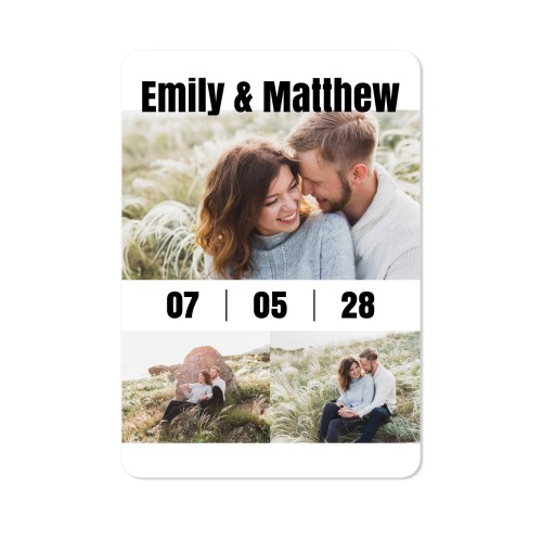 Single Card portrait rounded corners 10 x 14,3 cm
