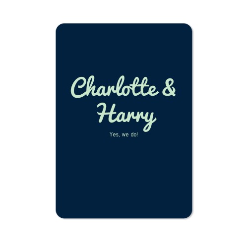 Single Card portrait rounded corners 10 x 14,3 cm