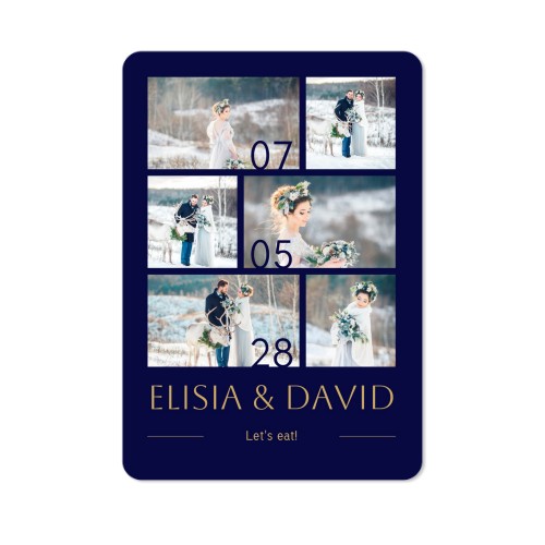 Faire-part 1 volet portrait coins arrondis 10 x 14,3 cm Faire-part 1 volet portrait coins arrondis 10 x 14,3 cm