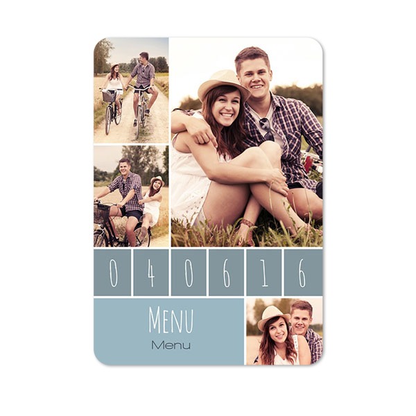 Single Card portrait rounded corners 10 x 14,3 cm