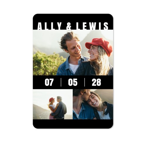 Single Card portrait rounded corners 10 x 14,3 cm