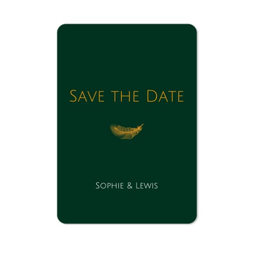 Enkle Fotokort portræt runde hjørner 10 x 14,3 cm