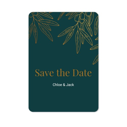 Faire-part 1 volet portrait coins arrondis 10 x 14,3 cm Faire-part 1 volet portrait coins arrondis 10 x 14,3 cm