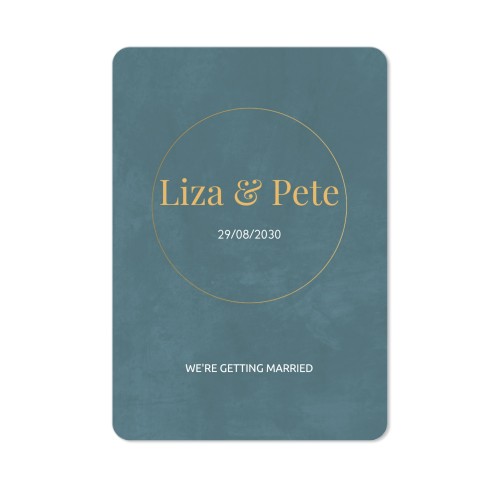 Single Card portrait rounded corners 10 x 14,3 cm
