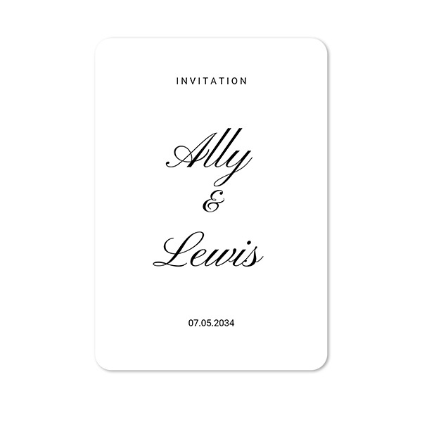 Single Card portrait rounded corners 10 x 14,3 cm Single Card portrait rounded corners 10 x 14,3 cm