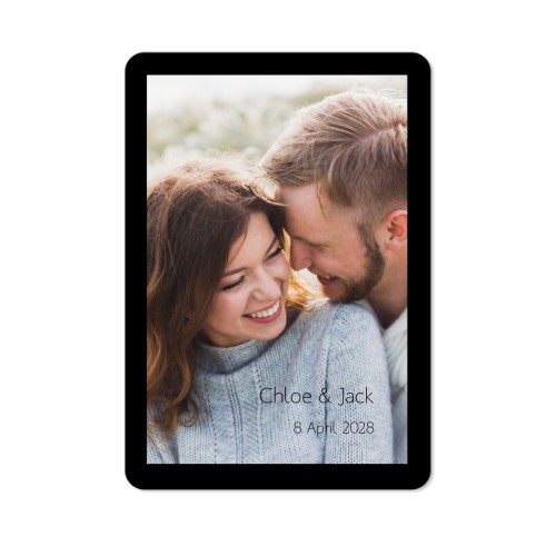 Single Card portrait rounded corners 10 x 14,3 cm