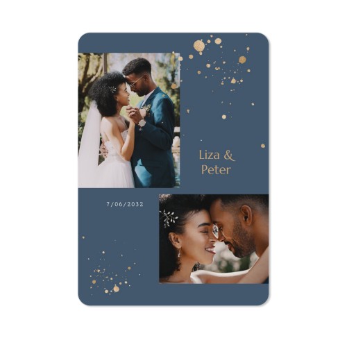 Single Card portrait rounded corners 10 x 14,3 cm