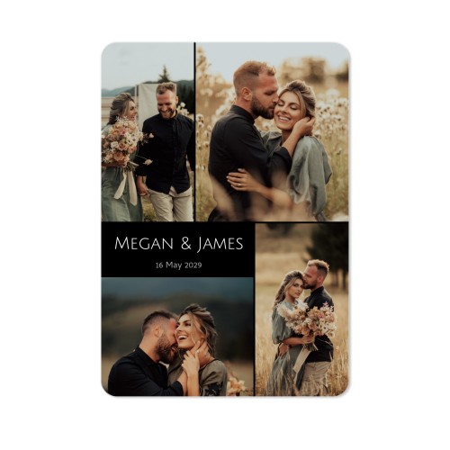 Single Card portrait rounded corners 10 x 14,3 cm