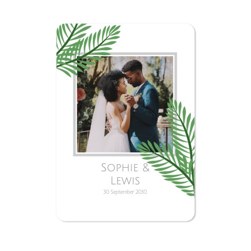 Single Card portrait rounded corners 10 x 14,3 cm
