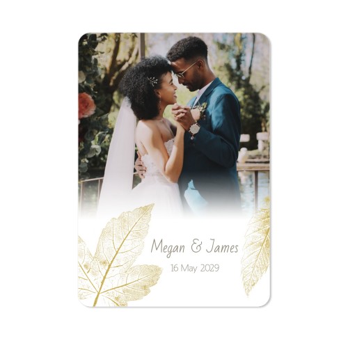 Enkle Fotokort stående runde hjørner 10 x 14,3 cm