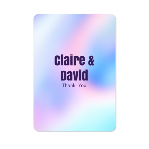 Holographic Bold Typo - Text Only