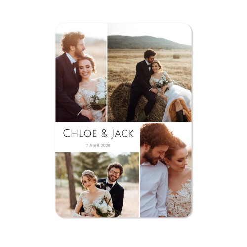Single Card portrait rounded corners 10 x 14,3 cm