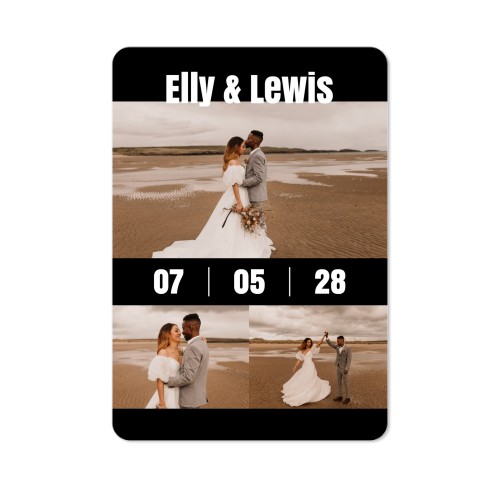 Single Card portrait rounded corners 10 x 14,3 cm